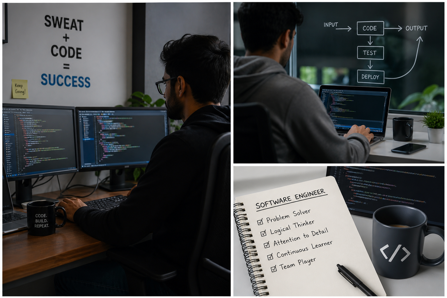 software engineer salary USA professional developers working in modern tech office