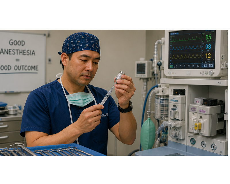 Anesthesiologist salary specializations showing anesthesia equipment and patient monitoring