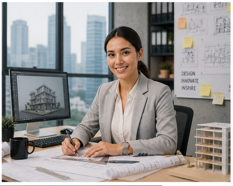 architect salary by specialization commercial versus residential design