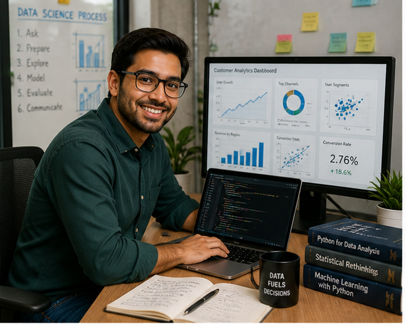 data scientist salary workplace analytics team professional