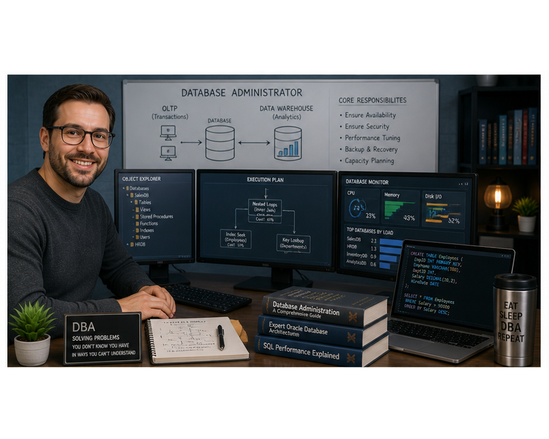 Database administrator salary specialization cloud systems leadership roles