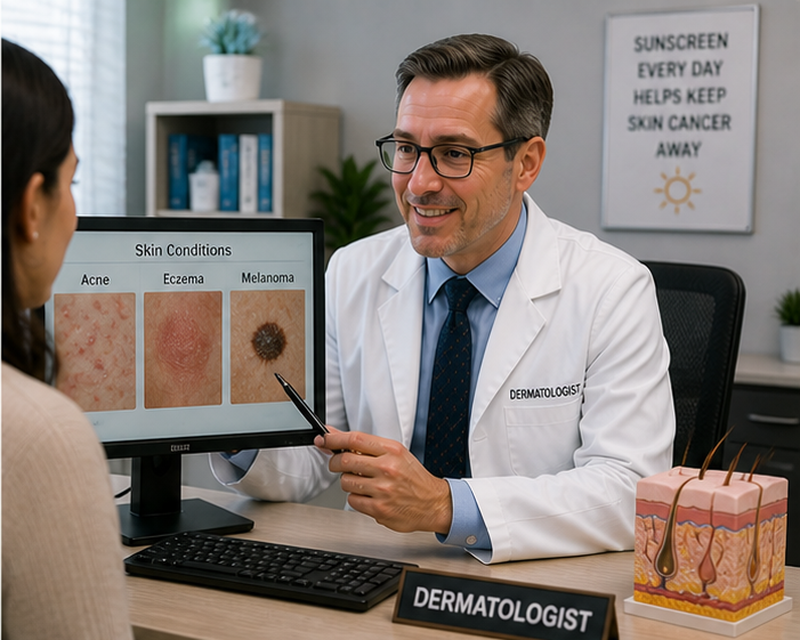Dermatologist salary by state geographic variations highest paying