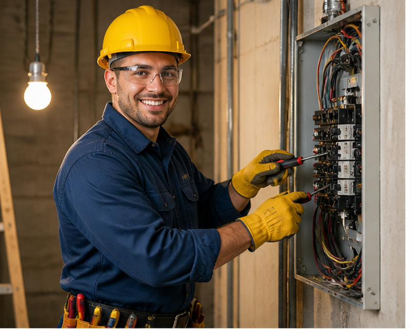 electrician salary USA skilled trade professional
