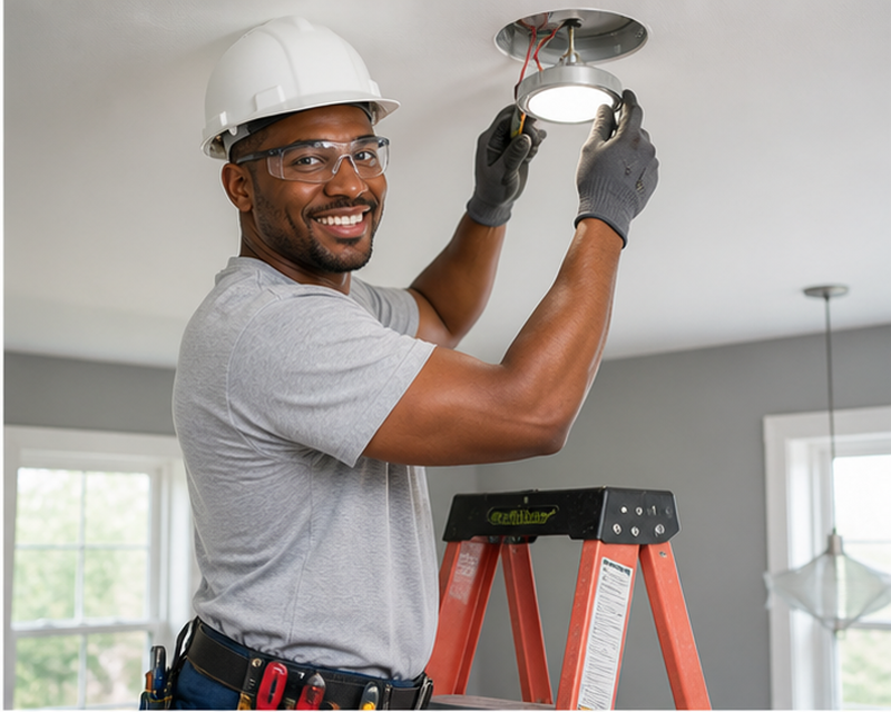 electrician salary by state showing highest paying states map