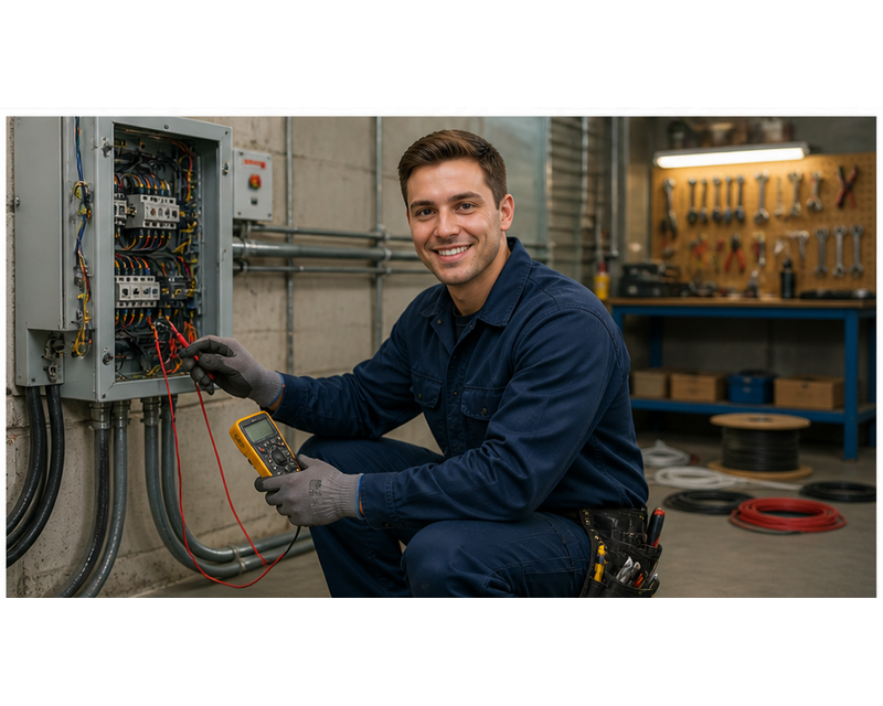 electrician salary by specialization industrial commercial residential