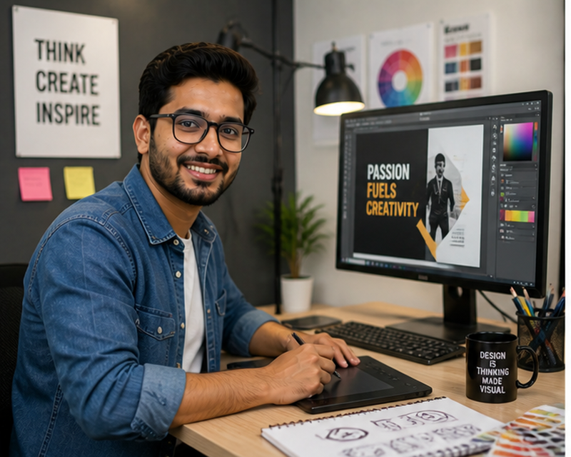 graphic designer salary USA creative professional design work