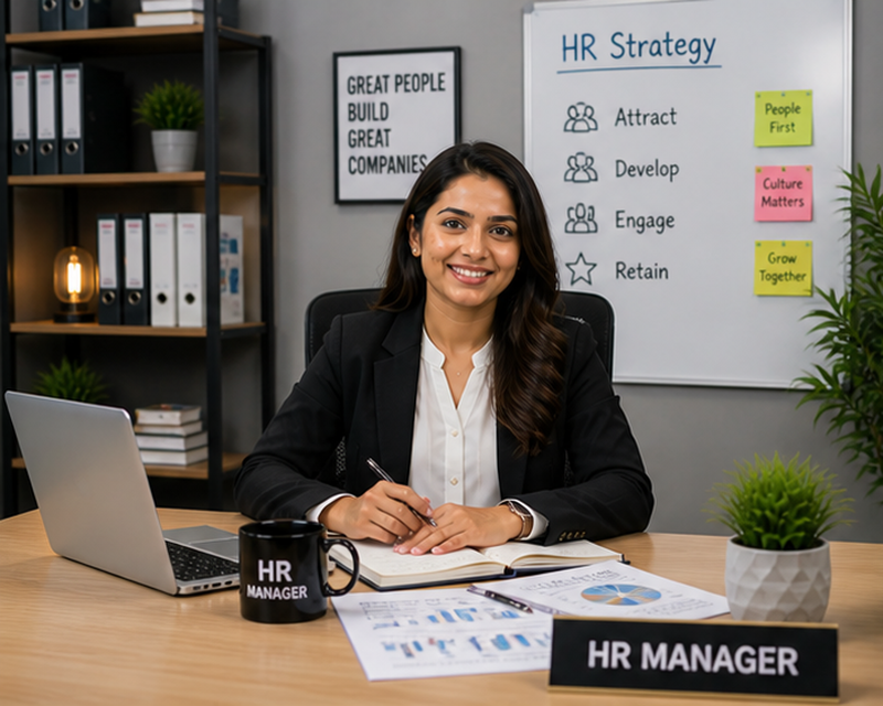 HR manager salary professional managing human resources team
