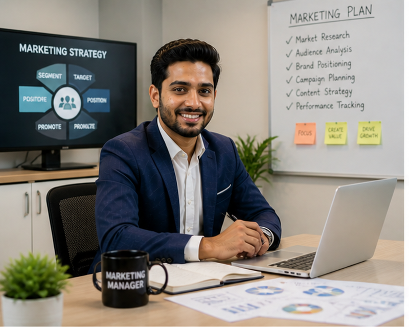 marketing manager salary USA leadership professional