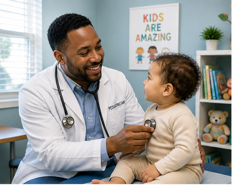 Pediatrician salary USA professional child health compensation