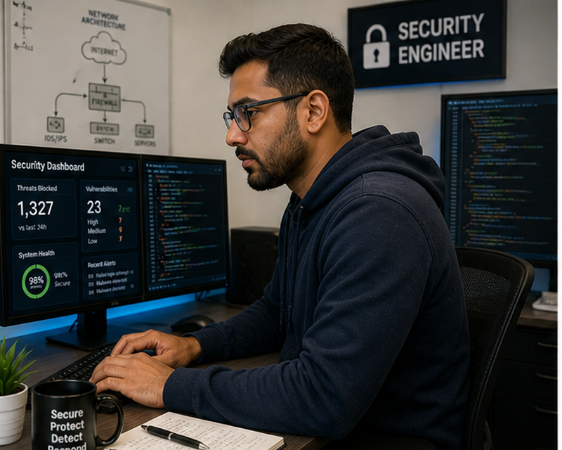 Security engineer salary USA professional cybersecurity compensation