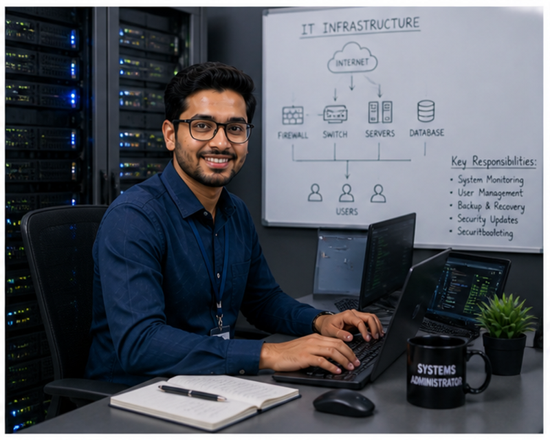 systems administrator salary USA IT infrastructure professional